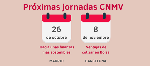 Reserva tu agenda: Próximas jornadas