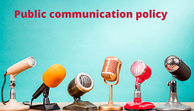 Publication of the external communication policy 