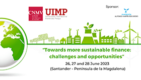 UIMP-CNMV Course “For a more sustainable finance” starts today