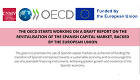 The OECD does the first draft of a EU-backed report on revitalising Spains capital market