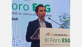 Victor Rodríguez, en el III Foro ESG La sostenibilidad, un camino sin vuelta de El economista