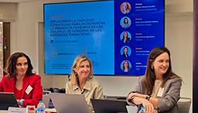 Maria José Gómez Yubero, en la jornada “impulsando la igualdad” de FIDE