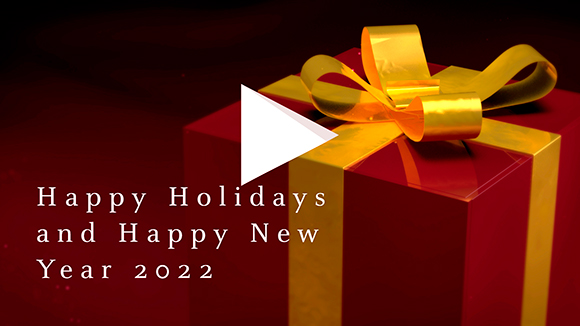 Happy Holidays and Happy New Year 2022
